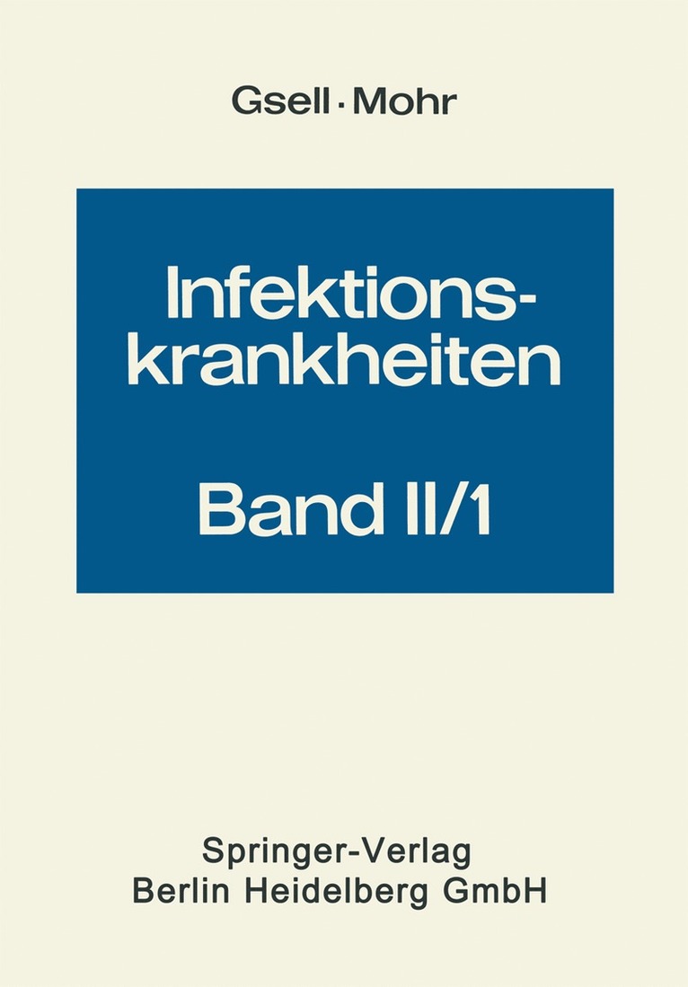 Krankheiten durch Bakterien; T. 1