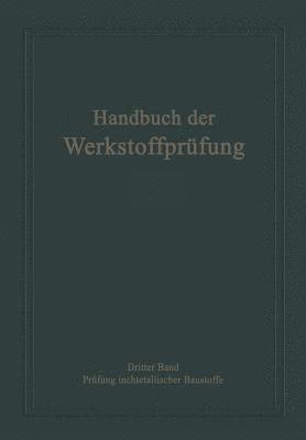 Die Prüfung nichtmetallischer Baustoffe