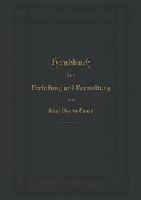 bokomslag Handbuch der Verfassung und Verwaltung in Preußen und dem Deutschen Reiche