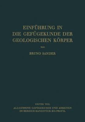 Einfhrung in die Gefgekunde der Geologischen Krper 1