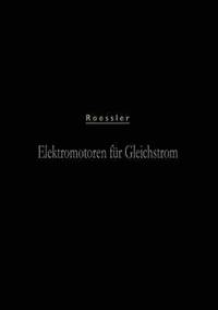 bokomslag Elektromotoren fr Gleichstrom