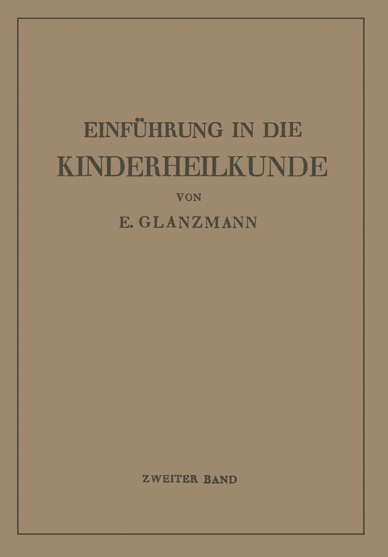 Einführung in die Kinderheilkunde