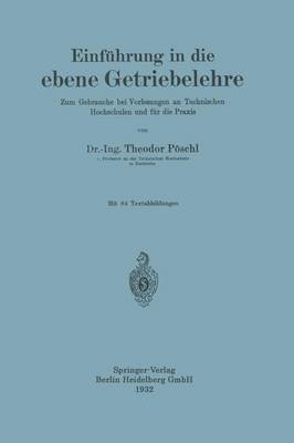 Einführung in die ebene Getriebelehre