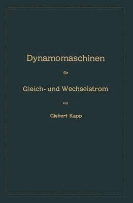 bokomslag Dynamomaschinen fr Gleich- und Wechselstrom