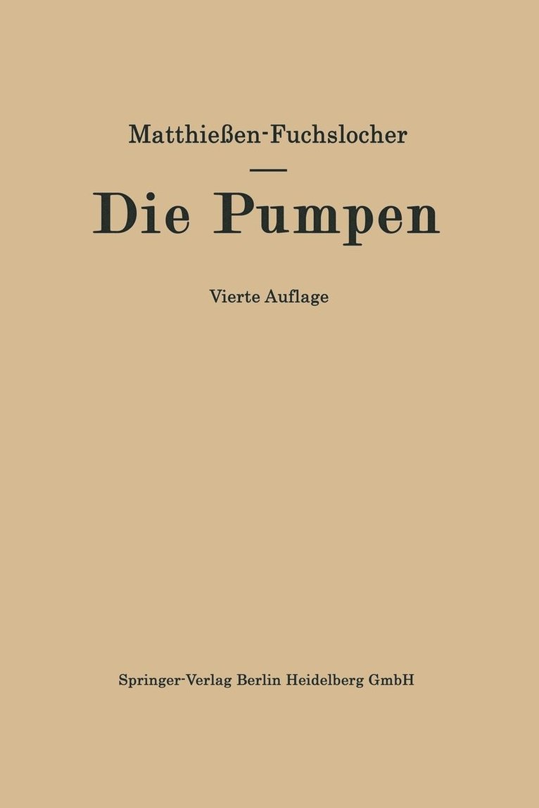 Die Pumpen 1