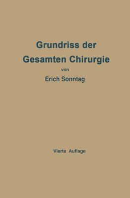 Grundriss der Gesamten Chirurgie 1