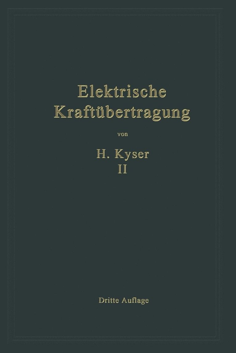 Die Niederspannungs- und Hochspannungs-Leitungsanlagen 1