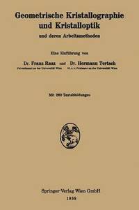 bokomslag Geometrische Kristallographie und Kristalloptik und deren Arbeitsmethoden