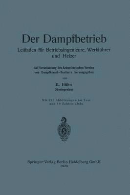 bokomslag Der Dampfbetrieb