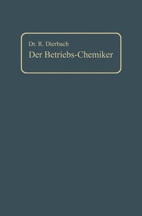 bokomslag Der Betriebs-Chemiker