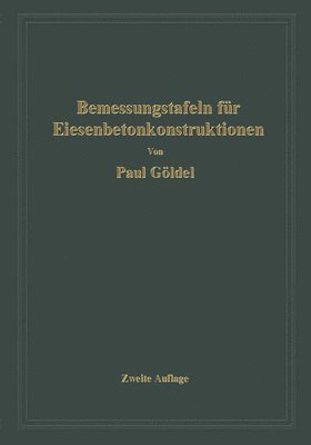 Bemessungstafeln fr Eisenbetonkonstruktionen 1