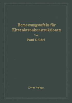 Bemessungstafeln für Eisenbetonkonstruktionen