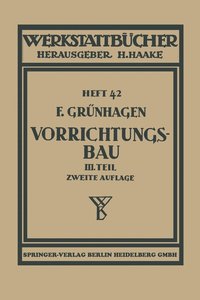 bokomslag Der Vorrichtungsbau