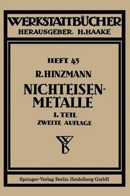 Reinhold Hinzmann - Nichteisenmetalle, Häftad