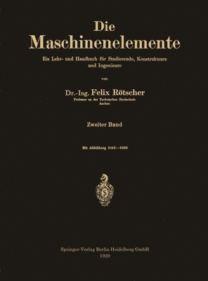 Die Maschinenelemente 1