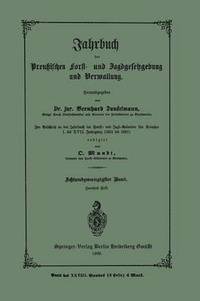 bokomslag Jahrbuch der Preutzischen Forst- und Jagdgesetzgebung und Verwaltung