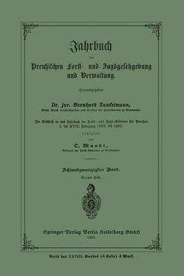 Jahrbuch der Preußischen Frost- und Jagdgesetzgebung und Verwaltung