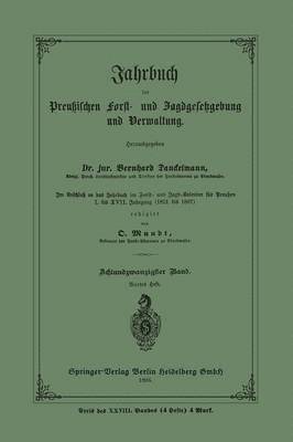 Jahrbuch der Preuischen Frost- und Jagdgesetzgebung und Verwaltung 1