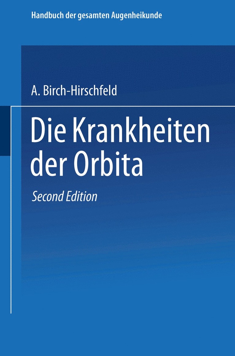 Die Krankheiten der Orbita. Pulsierender Exophthalmus