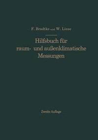 bokomslag Hilfsbuch fr raum- und auenklimatische Messungen