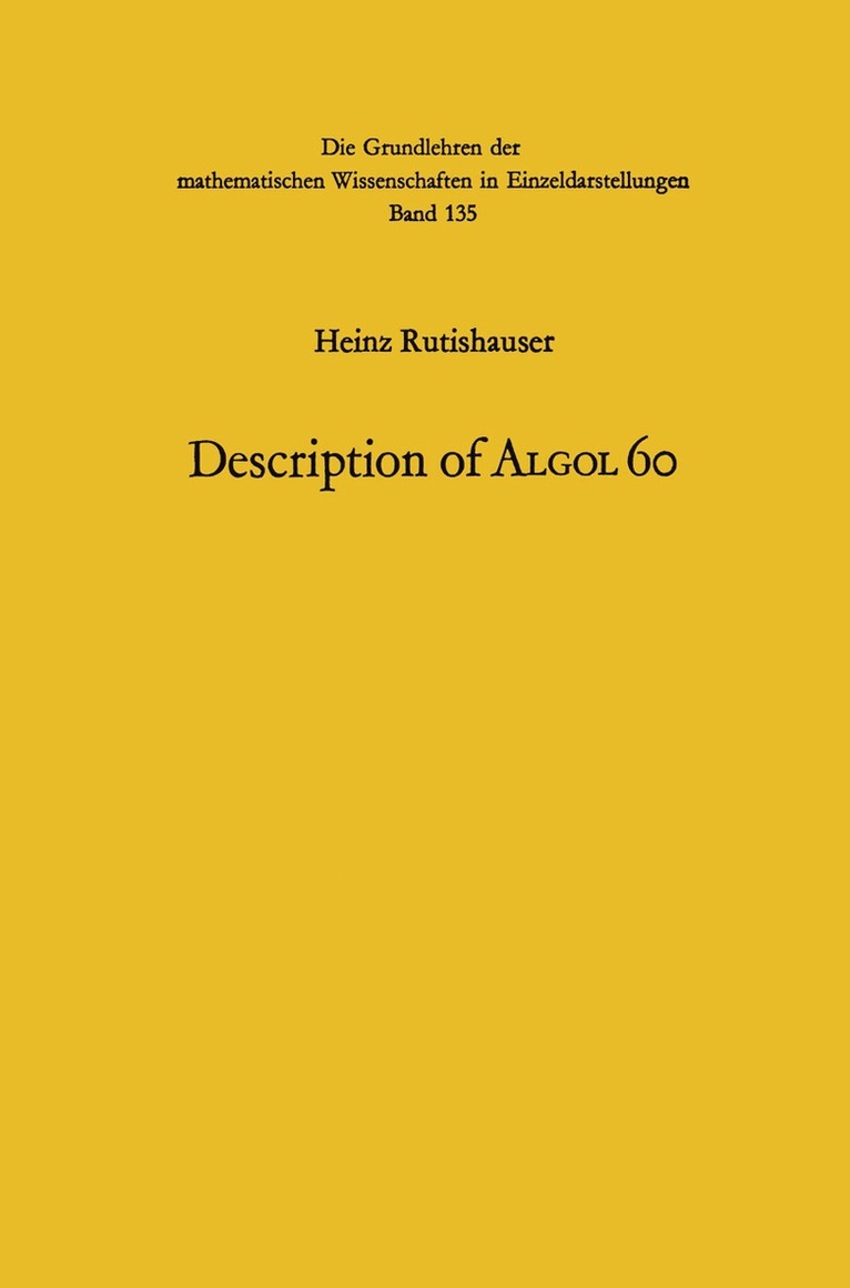 Heinz Rutishauser, Friedrich L. Bauer - Handbook for Automatic Computation, Häftad