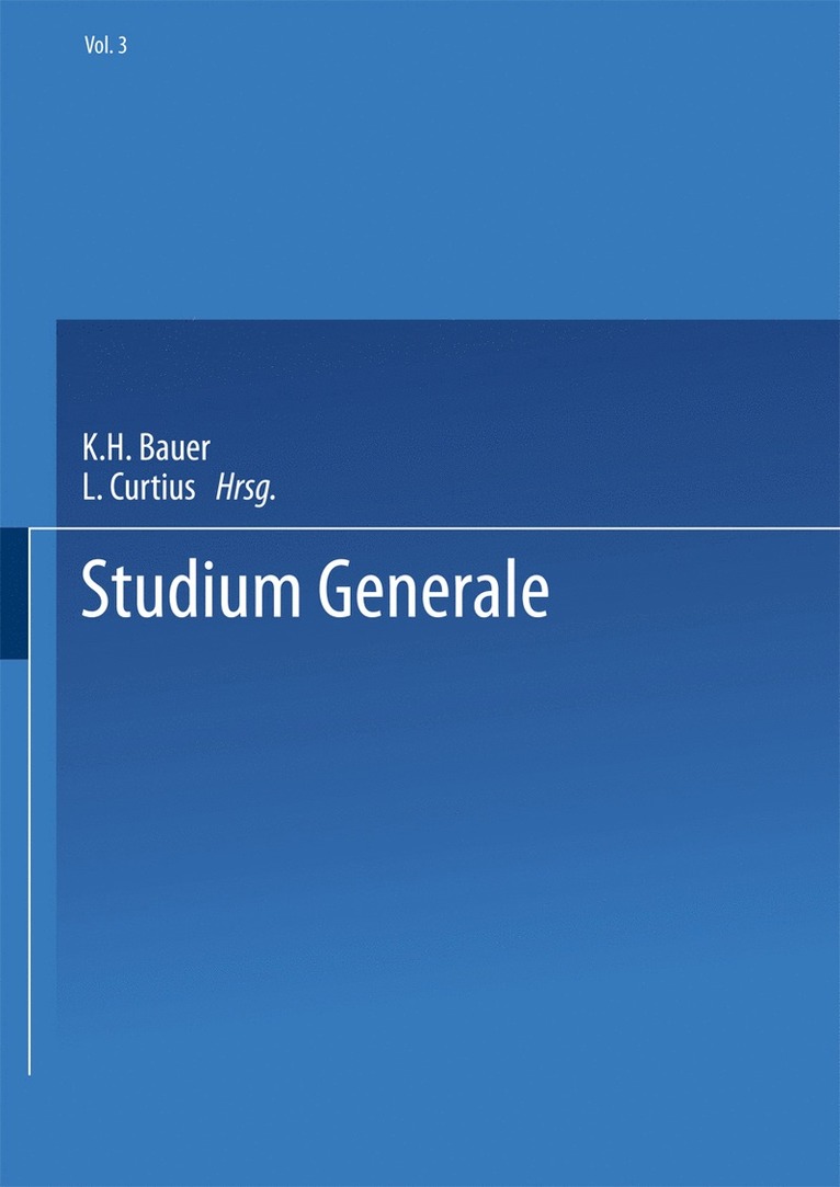 Helmuth Plessner - Studium Generale, Häftad