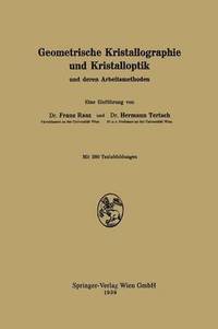 bokomslag Geometrische Kristallographie und Kristalloptik