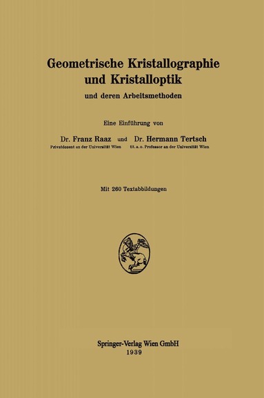 bokomslag Geometrische Kristallographie und Kristalloptik