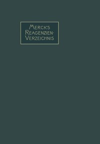 bokomslag Mercks Reagenzien-Verzeichnis