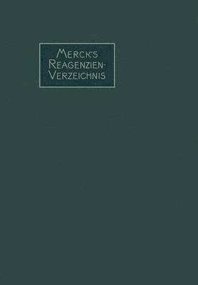 Mercks Reagenzien-Verzeichnis 1