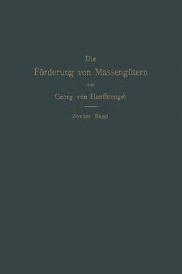 bokomslag Die Frderung von Massengtern