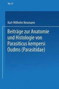 bokomslag Beitrge zur Anatomie und Histologie von Parasitus kempersi Oudms (Parasitidae)
