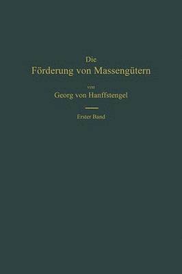 bokomslag Die Frderung von Massengtern