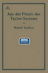 bokomslag Aus der Praxis des Taylor-Systems