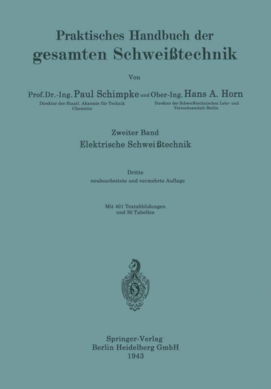 bokomslag Elektrische Schweißtechnik