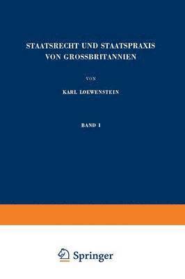 bokomslag Staatsrecht und Staatspraxis von Grossbritannien