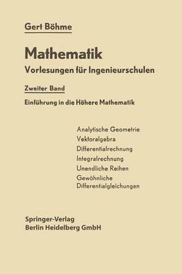 bokomslag Einfhrung in die Hhere Mathematik