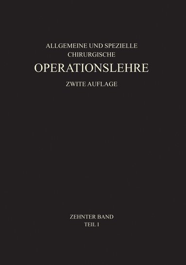 bokomslag Allgemeiner Teil und die Operationen an der Oberen Extremitt