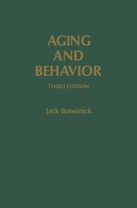 bokomslag Aging and Behavior