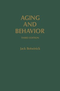 bokomslag Aging and Behavior