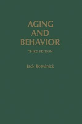 bokomslag Aging and Behavior