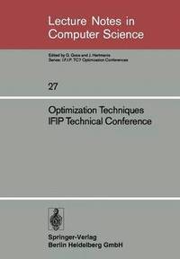 bokomslag Optimization Techniques IFIP Technical Conference