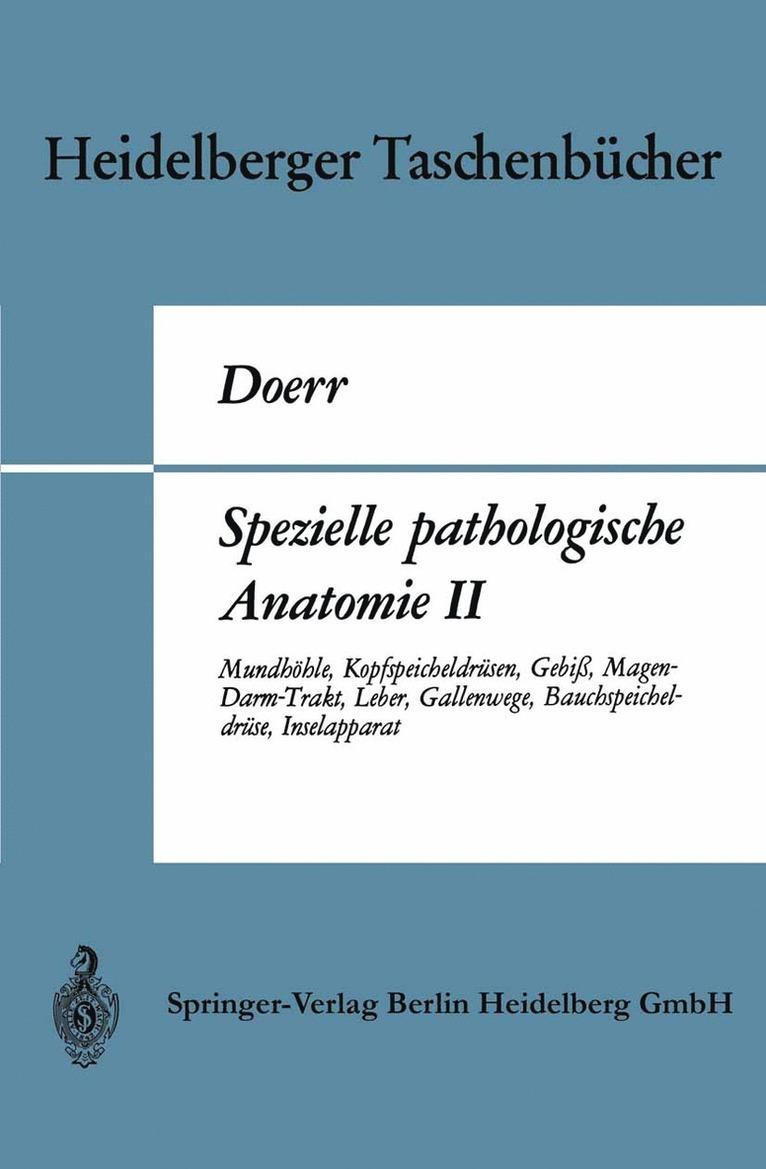 Spezielle pathologische Anatomie II 1