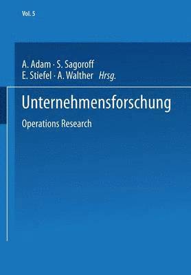 Unternehmensforschung 1