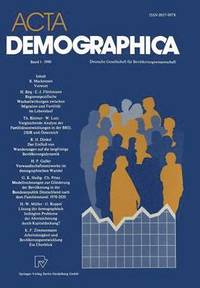 bokomslag Acta Demographica