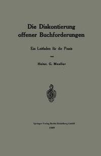 bokomslag Die Diskontierung offener Buchforderungen