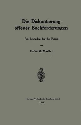 bokomslag Die Diskontierung offener Buchforderungen