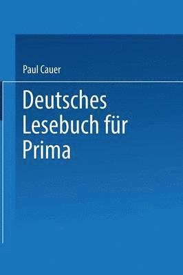 Deutsches Lesebuch fr Prima 1