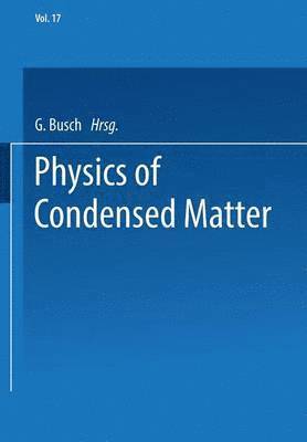 Physics of Condensed Matter 1