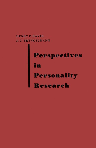 bokomslag Perspectives in Personality Research